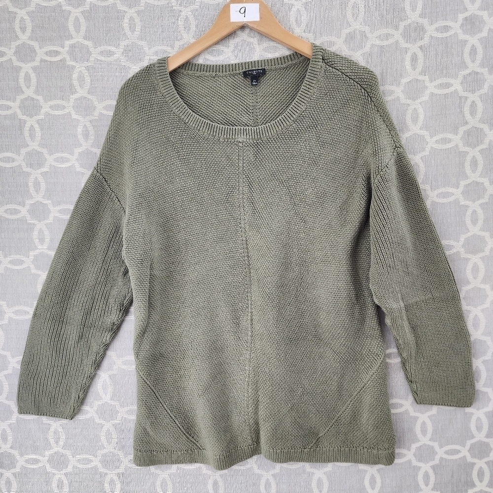 Talbots Prima Cotton Crewneck Knit Sweater Women's 2X